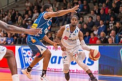 Basketball, ABL 2016/17, Grunddurchgang 7.Runde, Oberwart Gunners, Kapfenberg Bulls, Christopher McNealy (8), Kareem Jamar (4)