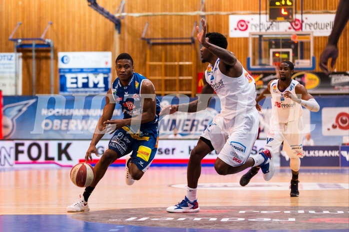 Basketball, ABL 2016/17, Grunddurchgang 7.Runde, Oberwart Gunners, Kapfenberg Bulls, Kareem Jamar (4), Jamari Traylor (9)