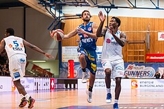 Basketball, ABL 2016/17, Grunddurchgang 7.Runde, Oberwart Gunners, Kapfenberg Bulls, Armin Woschank (16), Jamari Traylor (9)