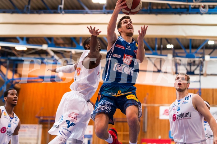 Basketball, ABL 2016/17, Grunddurchgang 7.Runde, Oberwart Gunners, Kapfenberg Bulls, Bogic Vujosevic (5), Christopher McNealy (8)