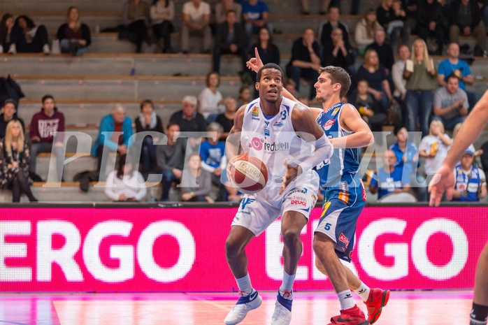 Basketball, ABL 2016/17, Grunddurchgang 7.Runde, Oberwart Gunners, Kapfenberg Bulls, Andell Cumberbatch (13)