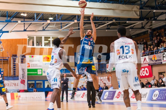 Basketball, ABL 2016/17, Grunddurchgang 7.Runde, Oberwart Gunners, Kapfenberg Bulls, Carl Baptiste (10), Jamari Traylor (9)