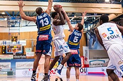 Basketball, ABL 2016/17, Grunddurchgang 7.Runde, Oberwart Gunners, Kapfenberg Bulls, Jamari Traylor (9), Carl Baptiste (13)