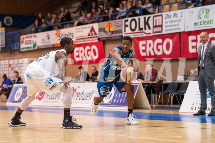 Basketball, ABL 2016/17, Grunddurchgang 7.Runde, Oberwart Gunners, Kapfenberg Bulls, Kareem Jamar (4), Christopher McNealy (8)