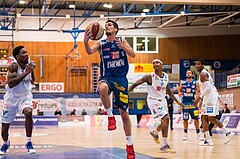 Basketball, ABL 2016/17, Grunddurchgang 7.Runde, Oberwart Gunners, Kapfenberg Bulls, Bogic Vujosevic (5), Jamari Traylor (9)