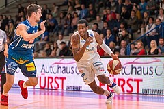 Basketball, ABL 2016/17, Grunddurchgang 7.Runde, Oberwart Gunners, Kapfenberg Bulls, Andell Cumberbatch (13)