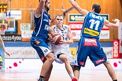 Basketball, ABL 2016/17, Grunddurchgang 7.Runde, Oberwart Gunners, Kapfenberg Bulls, Sebastian Kaeferle (7), Milan Stegnjaic (11), Carl Baptiste (13)