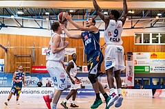 Basketball, ABL 2016/17, Grunddurchgang 7.Runde, Oberwart Gunners, Kapfenberg Bulls, Milan Stegnjaic (11), Jamari Traylor (9), Sebastian Kaeferle (7)