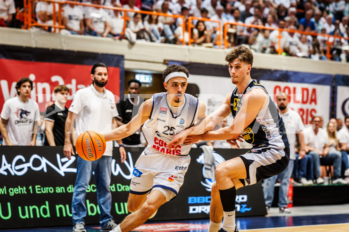 Basketball, win2day Basketball Superliga 2024/25, Playoffs Halbfinale 2. Spiel
, BBC Nord Dragonz, Gmunden Swans, Lukas Hahn (25)