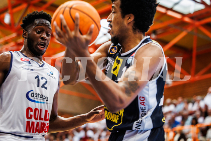 Basketball, win2day Basketball Superliga 2024/25, Playoffs Halbfinale 2. Spiel
, BBC Nord Dragonz, Gmunden Swans, Khalil Miller (14)