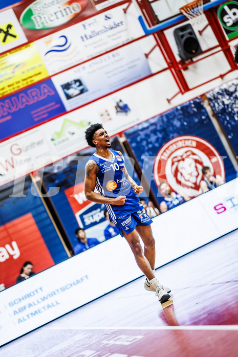 Basketball, Win2Day Superliga 2024/25, Playoffs, Halbfinale Spiel 2, Traiskirchen Lions, Oberwart Gunners, Robert Allen (10)