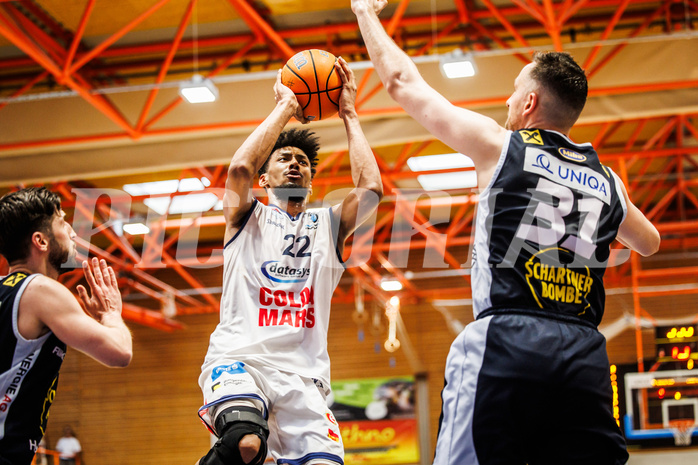 Basketball, win2day Basketball Superliga 2024/25, Playoffs Halbfinale 2. Spiel
, BBC Nord Dragonz, Gmunden Swans, Jalen Green (22)