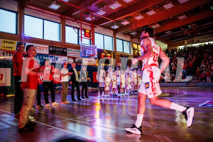 Basketball, Win2Day Superliga 2024/25, Playoffs, Halbfinale Spiel 2, Traiskirchen Lions, Oberwart Gunners, Traiskirchen Lions