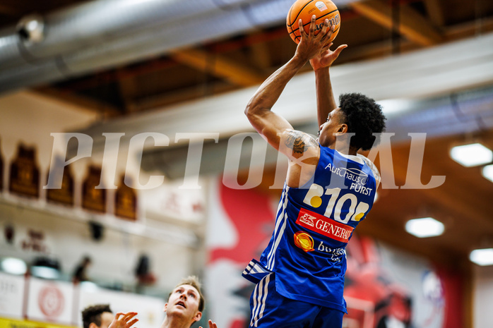 Basketball, Win2Day Superliga 2024/25, Playoffs, Halbfinale Spiel 2, Traiskirchen Lions, Oberwart Gunners, Robert Allen (10)