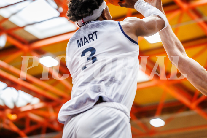 Basketball, win2day Basketball Superliga 2024/25, Playoffs Halbfinale 2. Spiel
, BBC Nord Dragonz, Gmunden Swans, Rayshawn Mart (3)