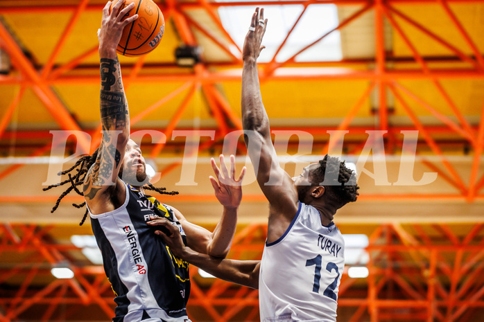 Basketball, win2day Basketball Superliga 2024/25, Playoffs Halbfinale 2. Spiel
, BBC Nord Dragonz, Gmunden Swans, Joseph Reece (20)