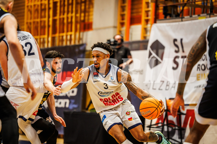 Basketball, win2day Basketball Superliga 2024/25, Playoffs Halbfinale 2. Spiel
, BBC Nord Dragonz, Gmunden Swans, Rayshawn Mart (3)