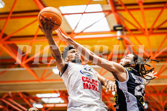 Basketball, win2day Basketball Superliga 2024/25, Playoffs Halbfinale 2. Spiel
, BBC Nord Dragonz, Gmunden Swans, Jalen Green (22)