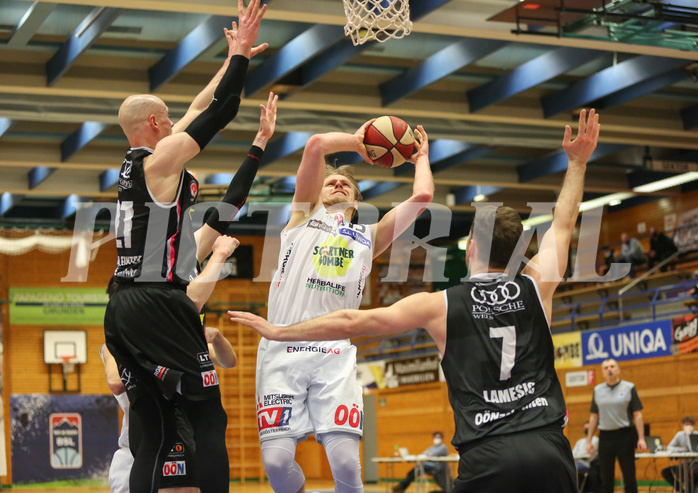 Basketball Superliga 2020/21, 8. Plazierungsrunde Gmunden Swans vs. Flyers Wels


