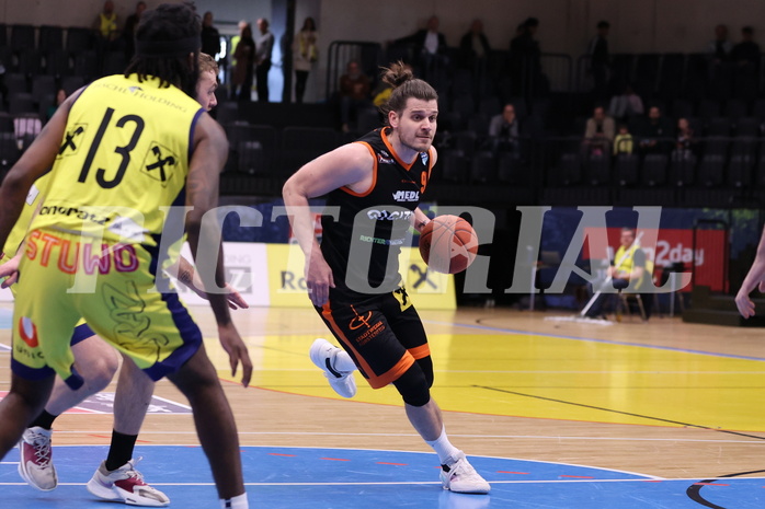 01.04.2023, Graz, Raiffeisen Sportpark Graz, Basketball Superliga 2022/23, 7. Qualifikationsrunde, UBSC Raiffeisen Graz vs. CITIES Panthers Fürstenfeld 