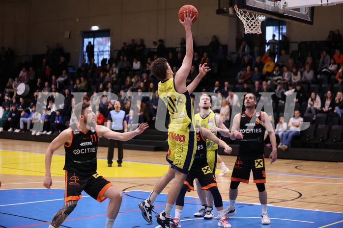 01.04.2023, Graz, Raiffeisen Sportpark Graz, Basketball Superliga 2022/23, 7. Qualifikationsrunde, UBSC Raiffeisen Graz vs. CITIES Panthers Fürstenfeld 