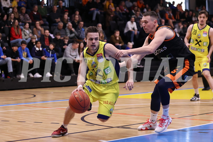 01.04.2023, Graz, Raiffeisen Sportpark Graz, Basketball Superliga 2022/23, 7. Qualifikationsrunde, UBSC Raiffeisen Graz vs. CITIES Panthers Fürstenfeld 