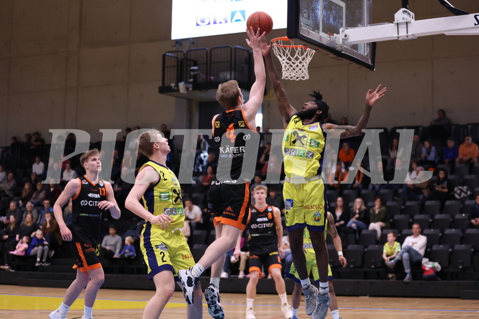 01.04.2023, Graz, Raiffeisen Sportpark Graz, Basketball Superliga 2022/23, 7. Qualifikationsrunde, UBSC Raiffeisen Graz vs. CITIES Panthers Fürstenfeld 