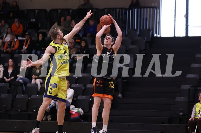 01.04.2023, Graz, Raiffeisen Sportpark Graz, Basketball Superliga 2022/23, 7. Qualifikationsrunde, UBSC Raiffeisen Graz vs. CITIES Panthers Fürstenfeld 