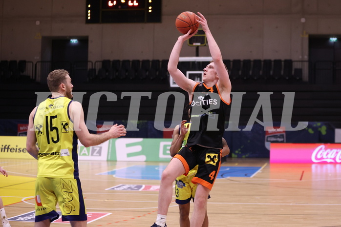 01.04.2023, Graz, Raiffeisen Sportpark Graz, Basketball Superliga 2022/23, 7. Qualifikationsrunde, UBSC Raiffeisen Graz vs. CITIES Panthers Fürstenfeld 