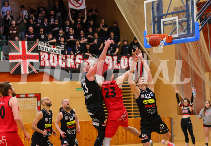 Basketball Zweite Liga 2022/23, Playoff, Semifinale Spiel 1 Mistelbach Mustangs vs. Mattersburg Rocks


