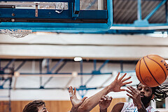 Basketball, Basketball Superliga 2023/24, Grunddurchgang 19.Runde, Oberwart Gunners, Gmunden Swans, Daniel Koeppel (14), Trey Moses (24), Kris Monroe (13)