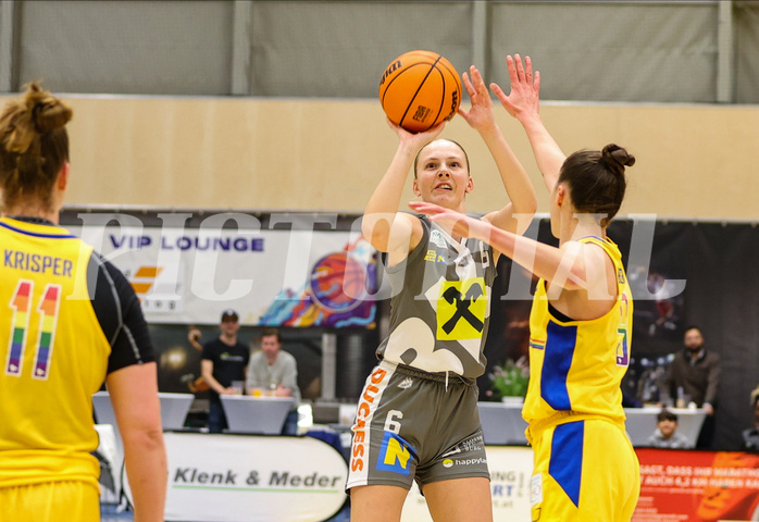 Basketball Damen Superliga 2023/24, Grunddurchgang 10.Runde SKN St. Pölten vs. Duchess Klosterneuburg


