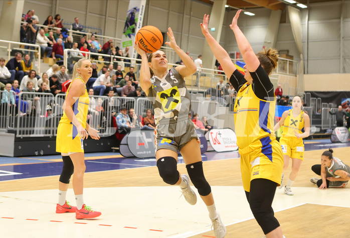 Basketball Damen Superliga 2023/24, Grunddurchgang 10.Runde SKN St. Pölten vs. Duchess Klosterneuburg


