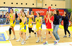 Basketball Damen Superliga 2023/24, Grunddurchgang 10.Runde SKN St. Pölten vs. Duchess Klosterneuburg


