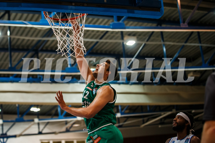 Basketball, bet-at-home Basketball Superliga 2020/21, Grunddurchgang 1. Runde, Oberwart Gunners, Kapfenberg Bulls, Nemanja Krstic (12)