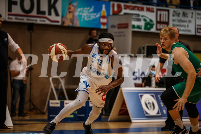 Basketball, bet-at-home Basketball Superliga 2020/21, Grunddurchgang 1. Runde, Oberwart Gunners, Kapfenberg Bulls, Quincy Diggs (13)