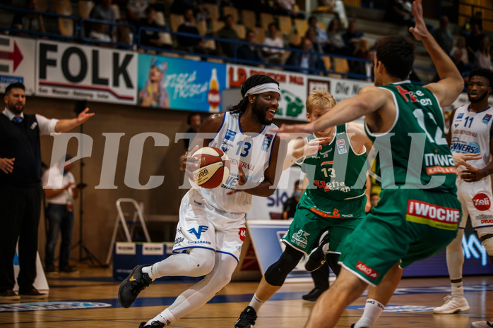Basketball, bet-at-home Basketball Superliga 2020/21, Grunddurchgang 1. Runde, Oberwart Gunners, Kapfenberg Bulls, Quincy Diggs (13)