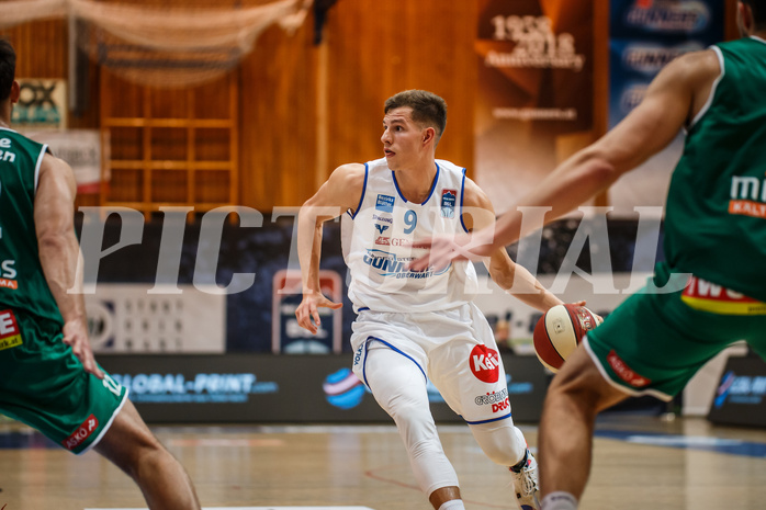 Basketball, bet-at-home Basketball Superliga 2020/21, Grunddurchgang 1. Runde, Oberwart Gunners, Kapfenberg Bulls, Edi Patekar (9)
