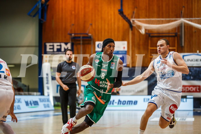Basketball, bet-at-home Basketball Superliga 2020/21, Grunddurchgang 1. Runde, Oberwart Gunners, Kapfenberg Bulls, Eric McClellan (8)
