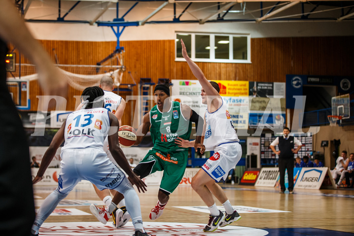 Basketball, bet-at-home Basketball Superliga 2020/21, Grunddurchgang 1. Runde, Oberwart Gunners, Kapfenberg Bulls, Eric McClellan (8)