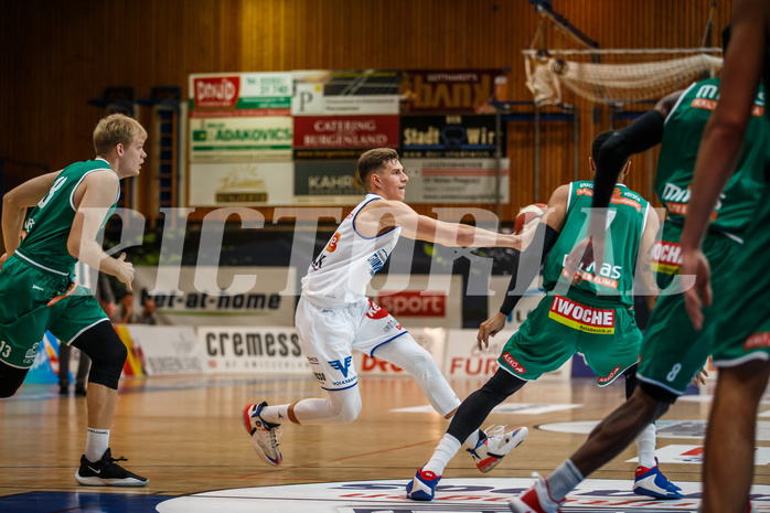 Basketball, bet-at-home Basketball Superliga 2020/21, Grunddurchgang 1. Runde, Oberwart Gunners, Kapfenberg Bulls, Edi Patekar (9)