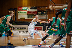 Basketball, bet-at-home Basketball Superliga 2020/21, Grunddurchgang 1. Runde, Oberwart Gunners, Kapfenberg Bulls, Edi Patekar (9)