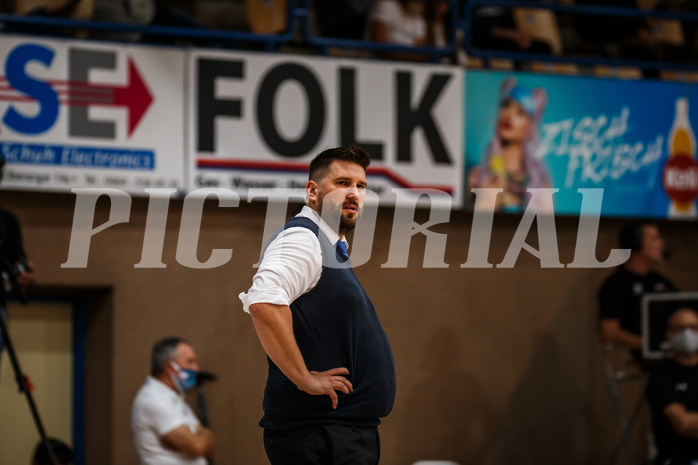 Basketball, bet-at-home Basketball Superliga 2020/21, Grunddurchgang 1. Runde, Oberwart Gunners, Kapfenberg Bulls, Horst Leitner (Coach)