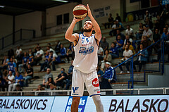 Basketball, bet-at-home Basketball Superliga 2020/21, Grunddurchgang 1. Runde, Oberwart Gunners, Kapfenberg Bulls, Ignas Fiodorovas (5)