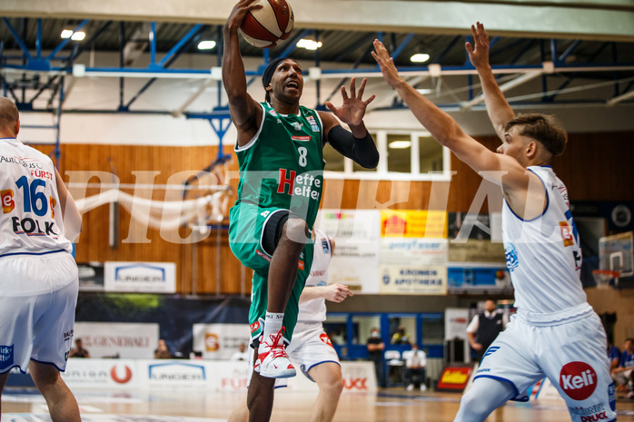 Basketball, bet-at-home Basketball Superliga 2020/21, Grunddurchgang 1. Runde, Oberwart Gunners, Kapfenberg Bulls, Eric McClellan (8)