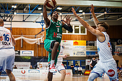 Basketball, bet-at-home Basketball Superliga 2020/21, Grunddurchgang 1. Runde, Oberwart Gunners, Kapfenberg Bulls, Eric McClellan (8)
