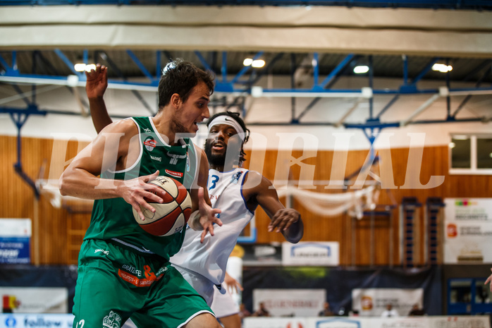Basketball, bet-at-home Basketball Superliga 2020/21, Grunddurchgang 1. Runde, Oberwart Gunners, Kapfenberg Bulls, Nemanja Krstic (12)