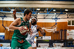 Basketball, bet-at-home Basketball Superliga 2020/21, Grunddurchgang 1. Runde, Oberwart Gunners, Kapfenberg Bulls, Nemanja Krstic (12)