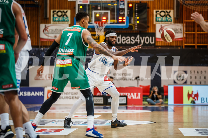Basketball, bet-at-home Basketball Superliga 2020/21, Grunddurchgang 1. Runde, Oberwart Gunners, Kapfenberg Bulls, Quincy Diggs (13)