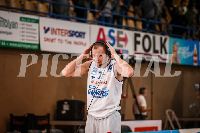 Basketball, bet-at-home Basketball Superliga 2020/21, Grunddurchgang 1. Runde, Oberwart Gunners, Kapfenberg Bulls, Sebastian Käferle (7)